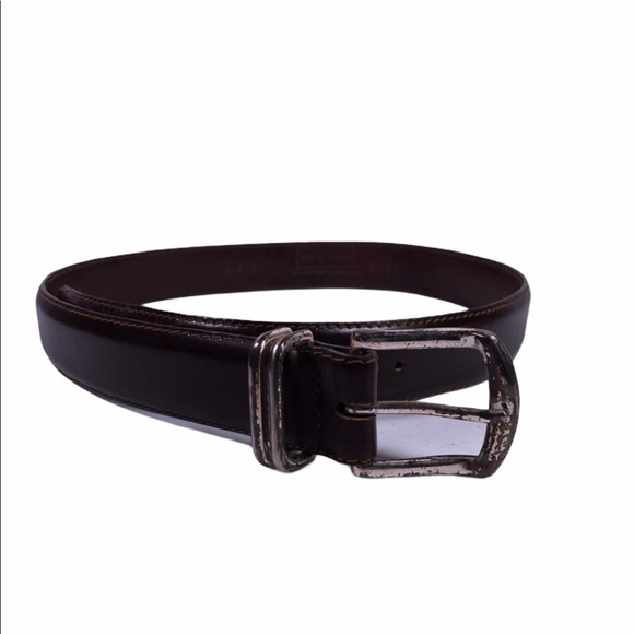 COLE Haan Genuine Leather Belt Made In The USA - Picture 1 of 9